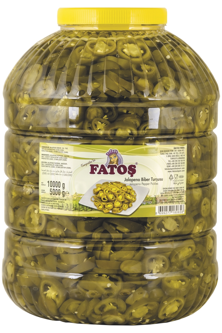 Jalapeno Biber Turşusu 10 Kg.